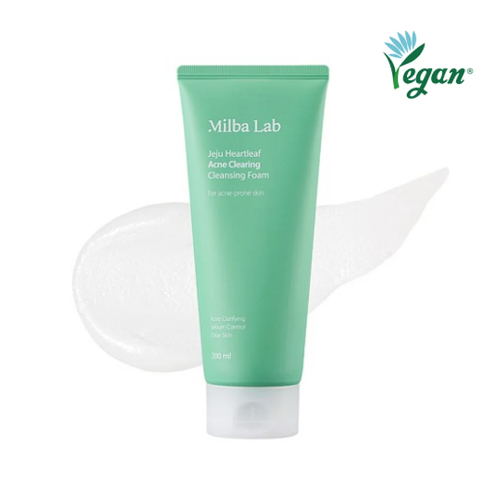 Buy Milba Lab Jeju Heartleaf Acne Clearing Cleansing Foam (200ml) online with delivery in Erbil, Sulaymaniyah, Duhok, Baghdad, Basra, Najaf, Karbala, Babil, and all over Iraq - Details 3